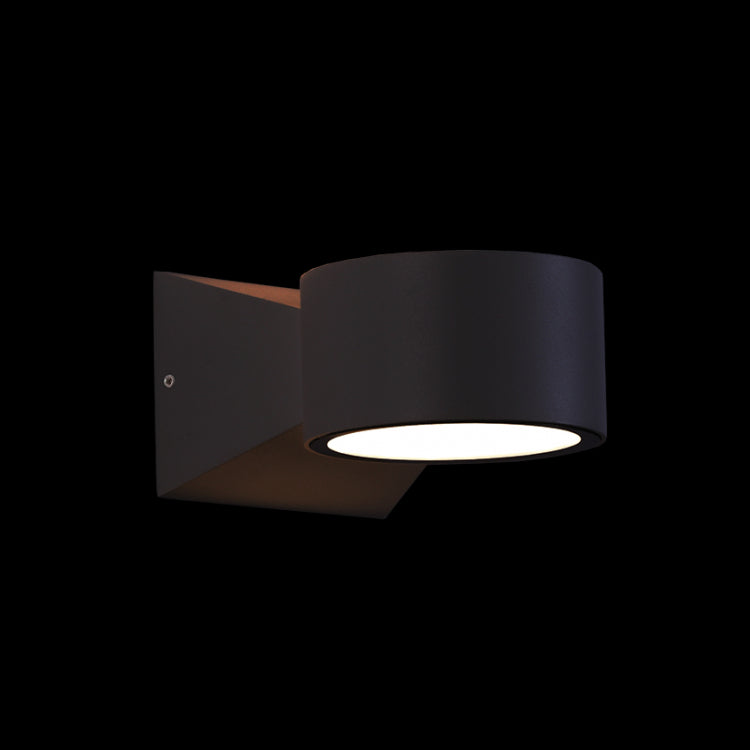 Black Round Wall Light