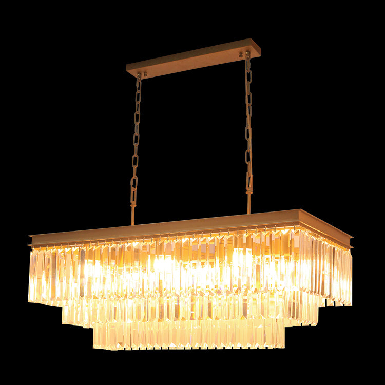 Crystal Rectangular Chandelier