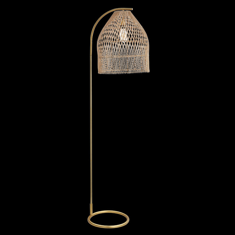 Rattan Floor Lamp