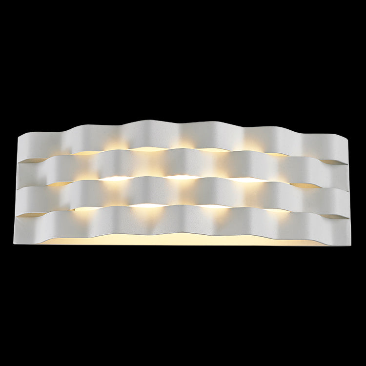 Large Ripple Wall Light