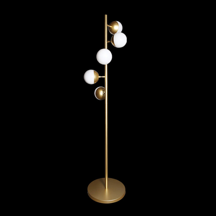 5 Light Spiral Tier Floor Lamp