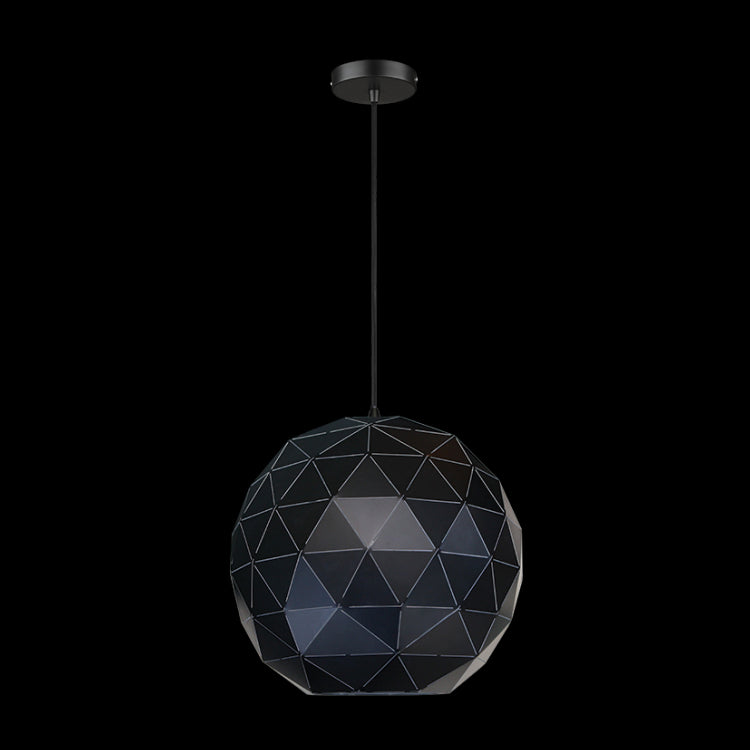 Large Laser Cut Metal Ball Pendant