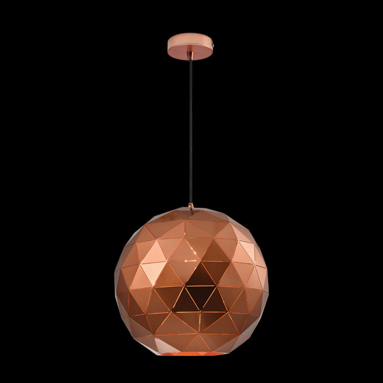 Large Laser Cut Metal Ball Pendant