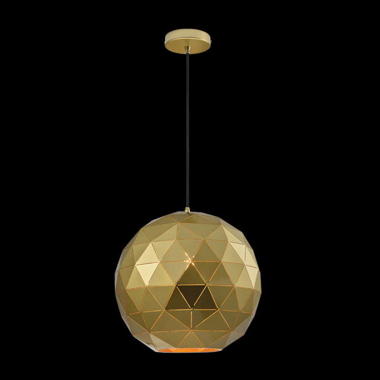 Large Laser Cut Metal Ball Pendant