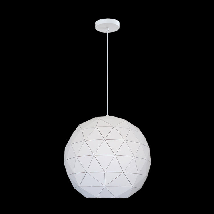 Large Laser Cut Metal Ball Pendant