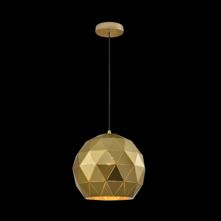 Medium Laser Cut Metal Ball Pendant