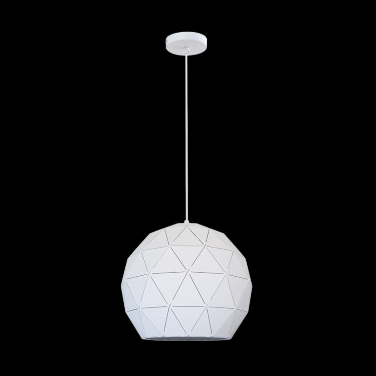 Medium Laser Cut Metal Ball Pendant