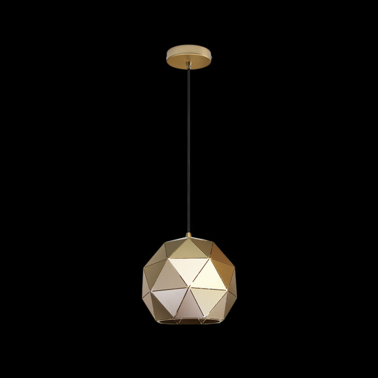 Small Laser Cut Metal Ball Pendant