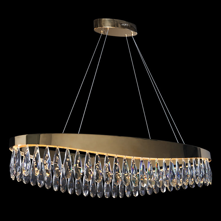 Imperial Oval Crystal Chandelier