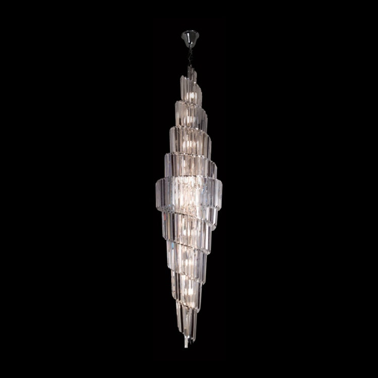 Triangular Crystal Chandelier