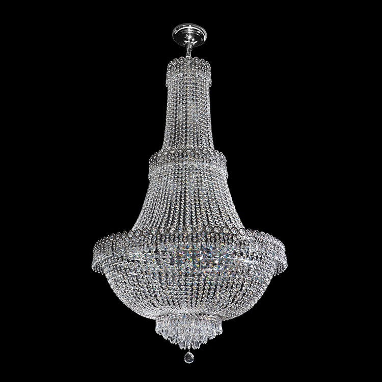 Large Basket Crystal Chandelier