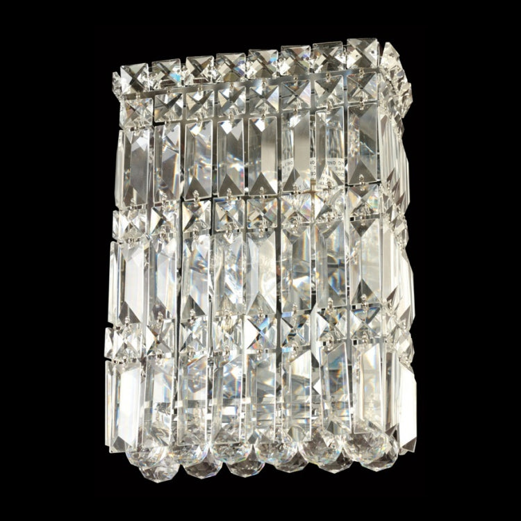 Large Square Crystal Wall Light