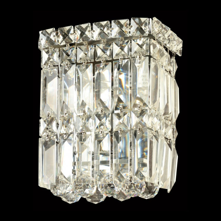 Small Square Crystal Wall Light