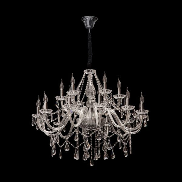 12+6 Arm Crystal Chandelier