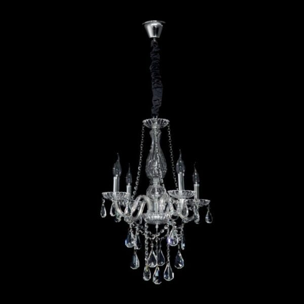 4 Arm Crystal Chandelier