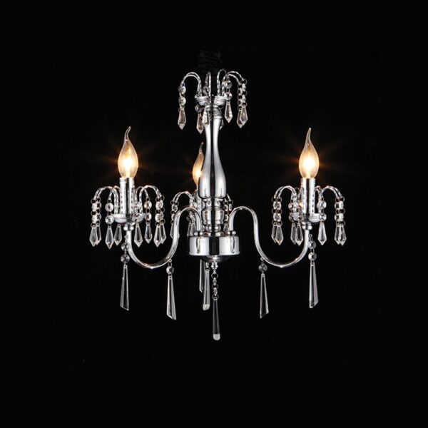 3 Arm Elegant Crystal Chandelier