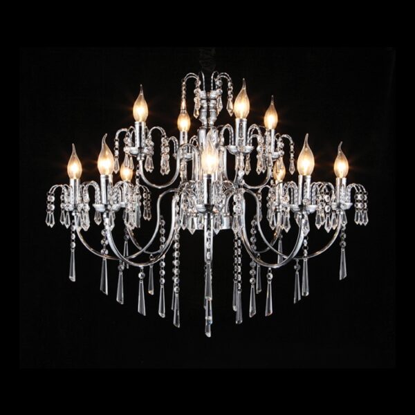 8+4 Light Elegant Crystal Chandelier